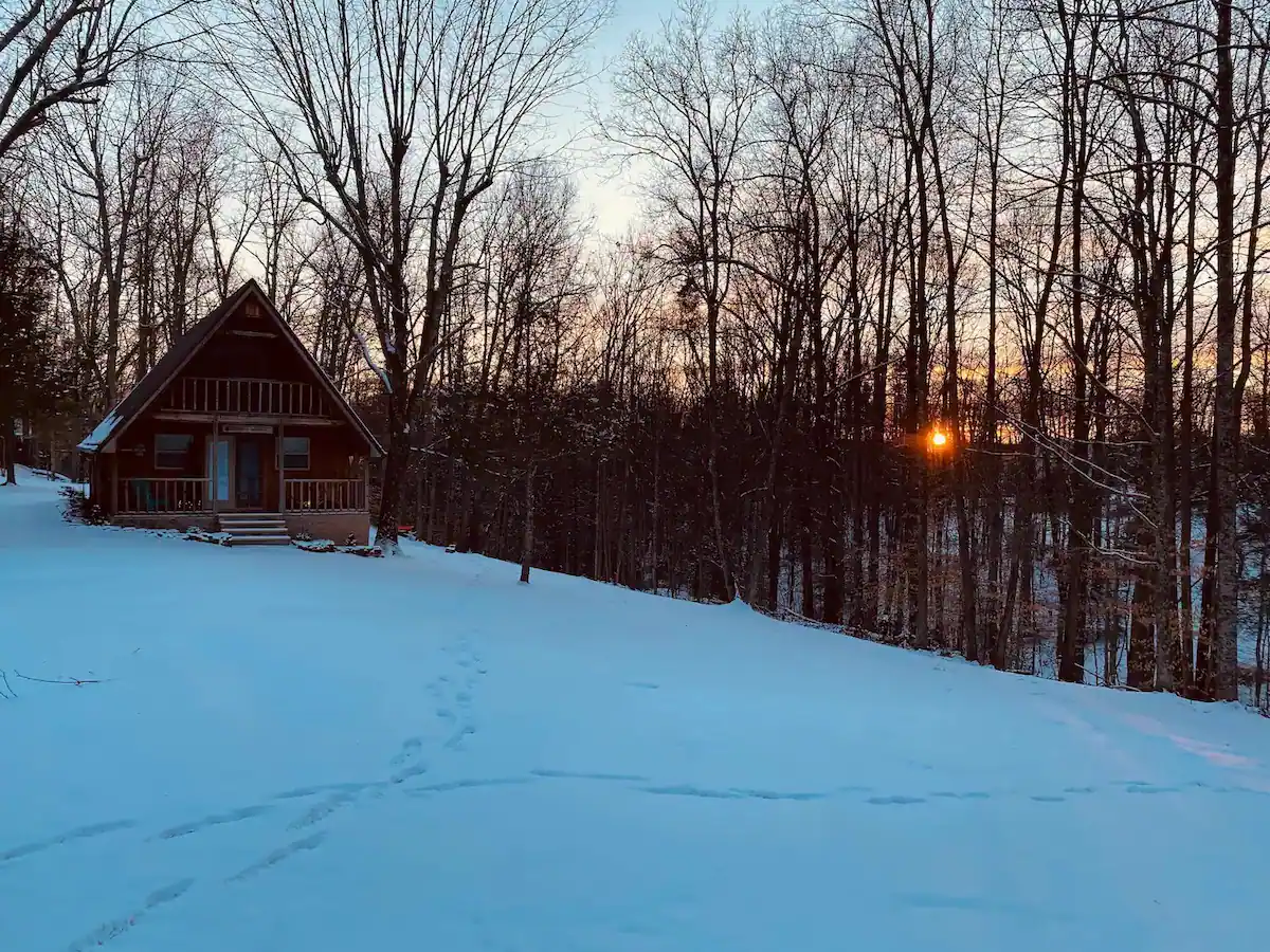 Winter is Beautiful at the A-Frame