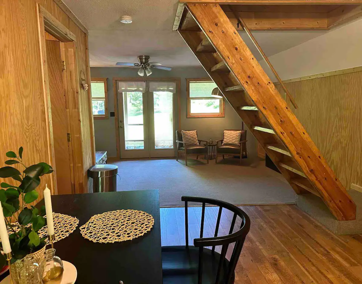 Kitchen looking into Living Room