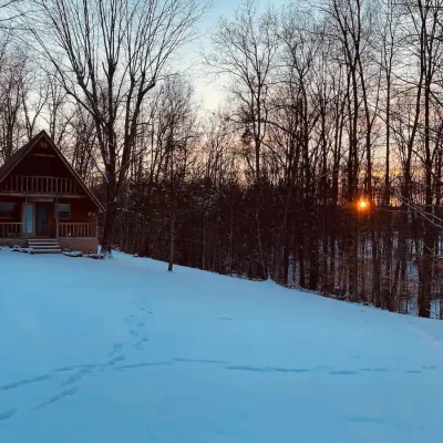 Winter is Beautiful at the A-Frame