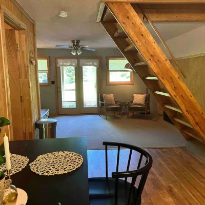 Kitchen looking into Living Room